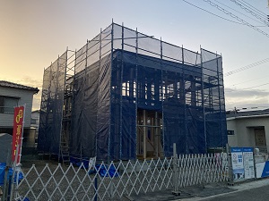 「分譲モデル2棟上棟！」