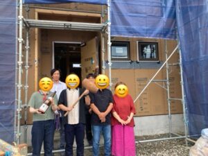 「上棟セレモニー挙行」