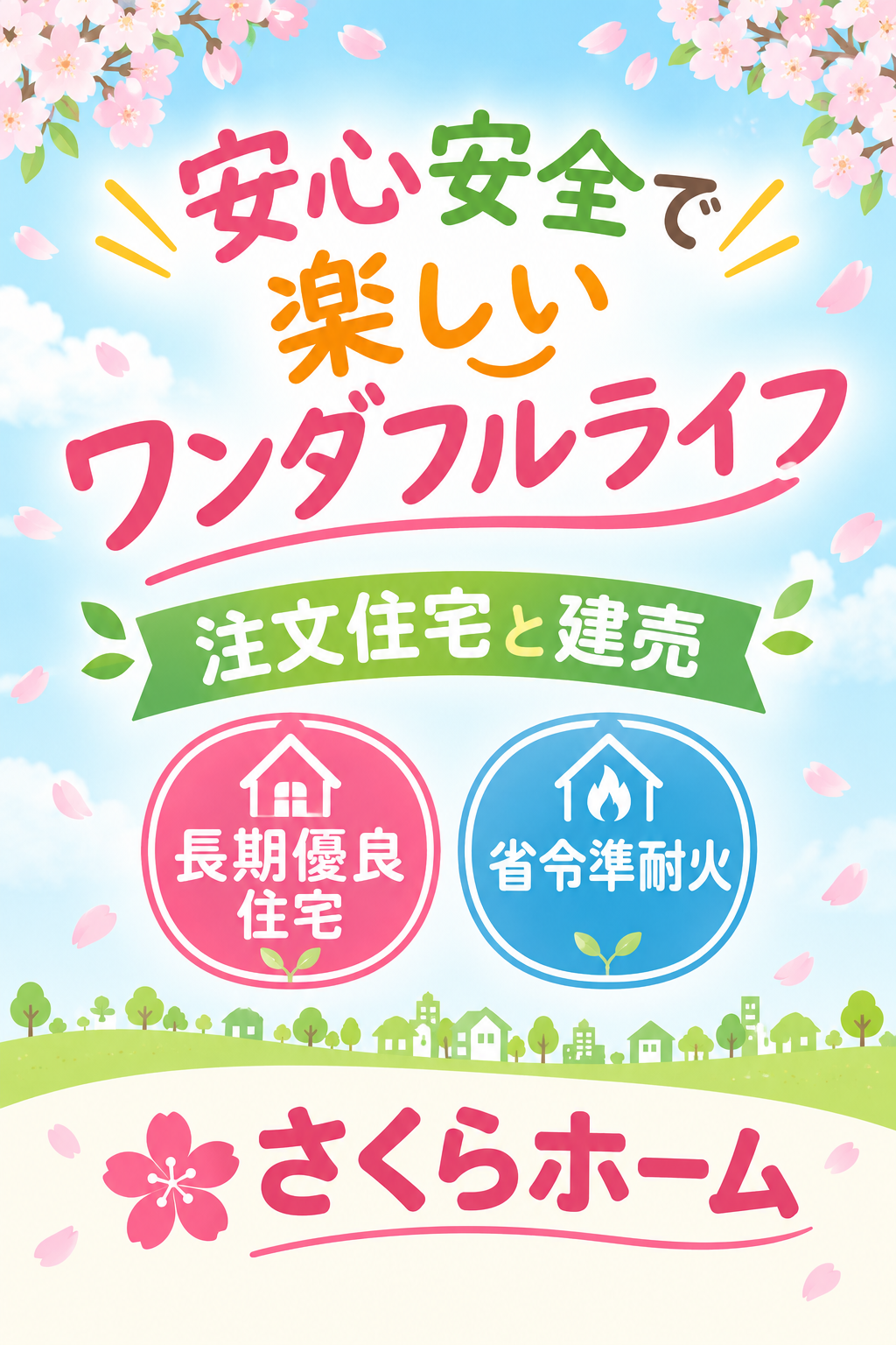 「安心・安全・快適で楽しい家創り」